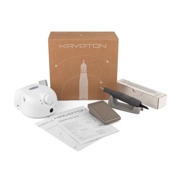 KRYPTON XPS-400 White / Purple Nail Drill  65w / 40 000 rpm