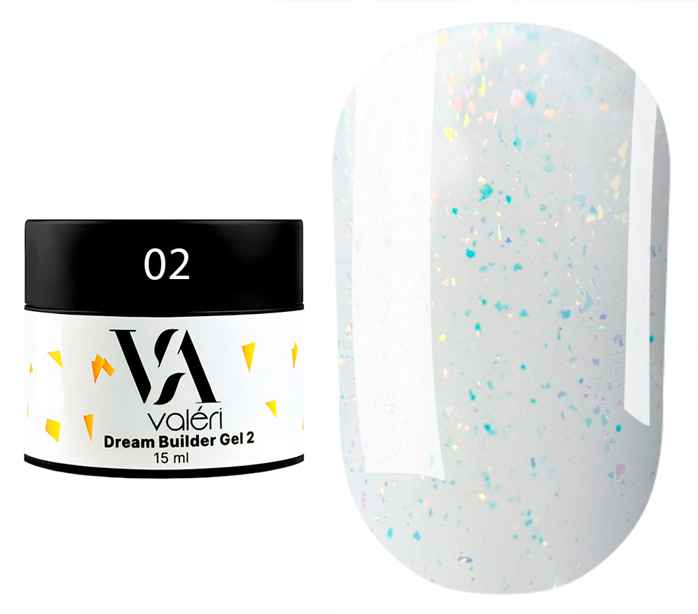 Builder gel VALERI DREAM 02, 15ml