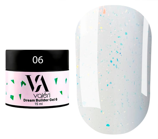 Builder gel VALERI DREAM 06, 15ml