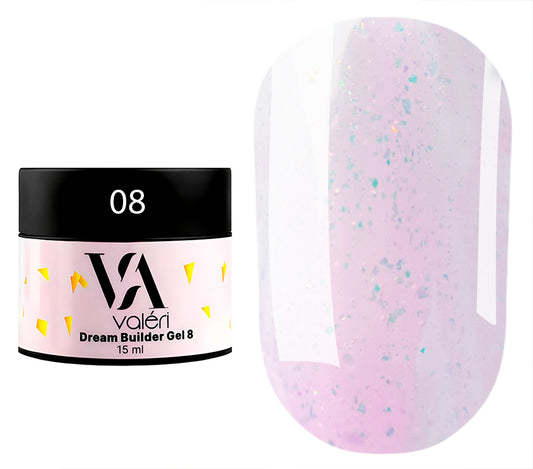 Builder gel VALERI DREAM 08, 15ml
