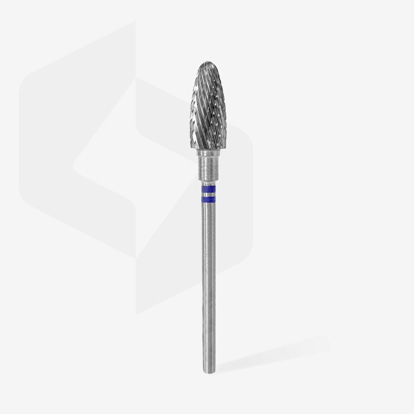 STALEKS Hartmetallfräse für Linkshänder „Mais“, blau, Durchmesser 6 mm / Arbeitsteil 14 mm
