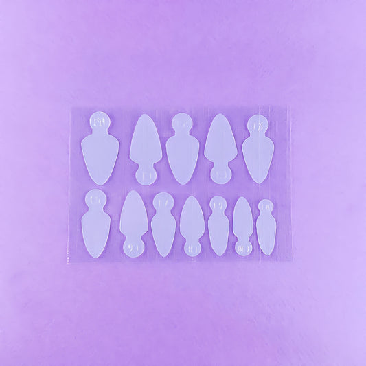 PROFESSIONAL NAIL MOLDS "DNKa",
#0002 36pcs