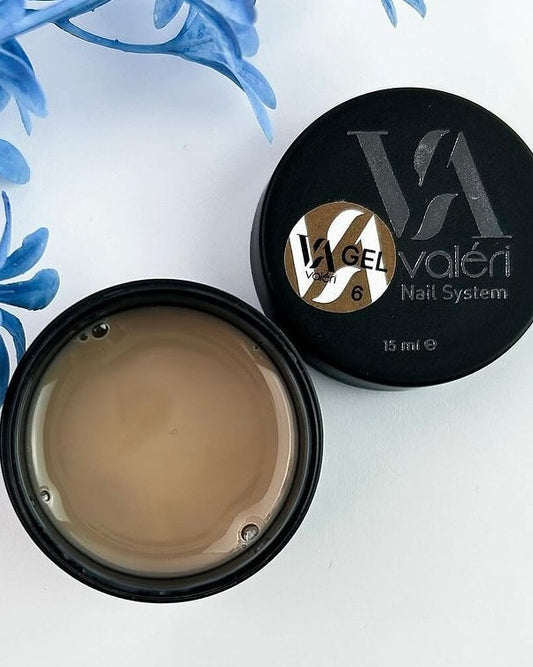 Builder gel VALERI 06 CACAO, 15ml