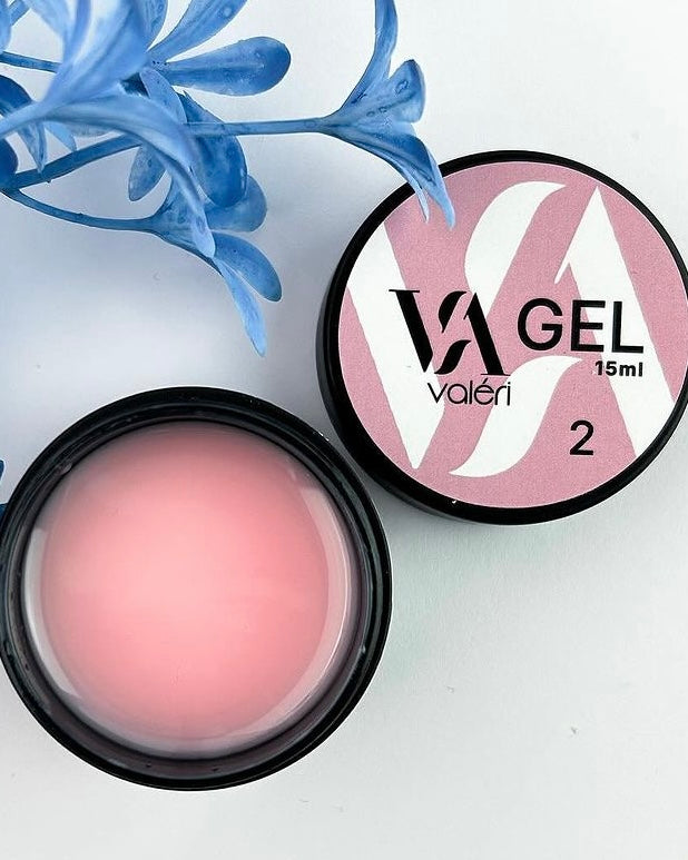 Builder gel VALERI 02 NUDE, 15ml