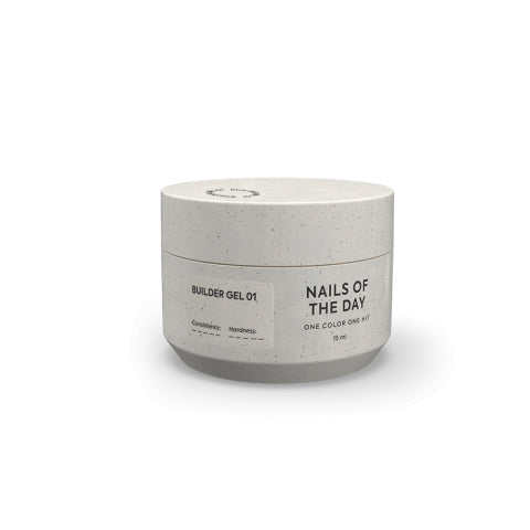 NAILSOFTHEDAY Builder Gel 01 clear,  15 ml