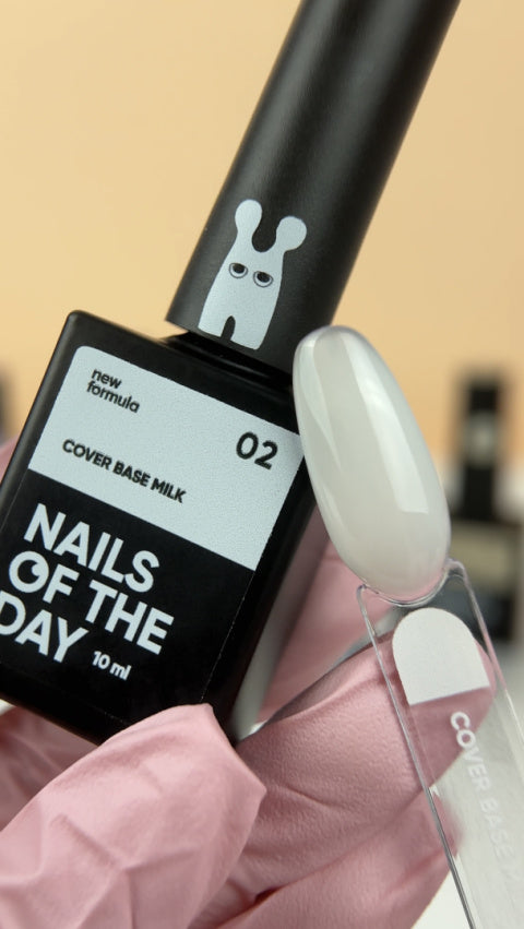 NAILSOFTHEDAY Cover base NEW milk 02, 10 ml