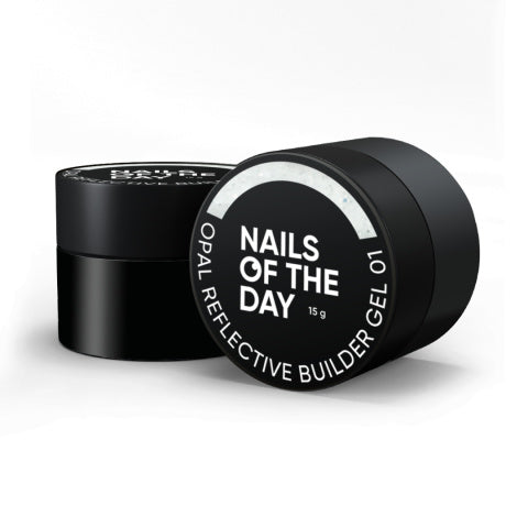 NAILSOFTHEDAY Opal Reflective builder  gel 01, 15 g