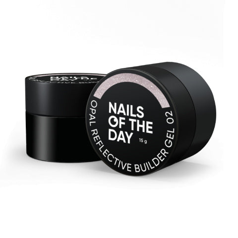 NAILSOFTHEDAY Opal Reflective builder  gel 02, 15 g