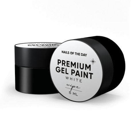 NAILSOFTHEDAY Premium gel paint  White wipe, 5 ml