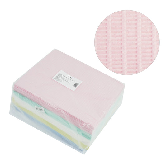 Papiermatten für die Maniküre TUFI profi PREMIUM Einweg-laminierte feuchtigkeitsbeständige Mischung 40x32 cm 50 Stück
