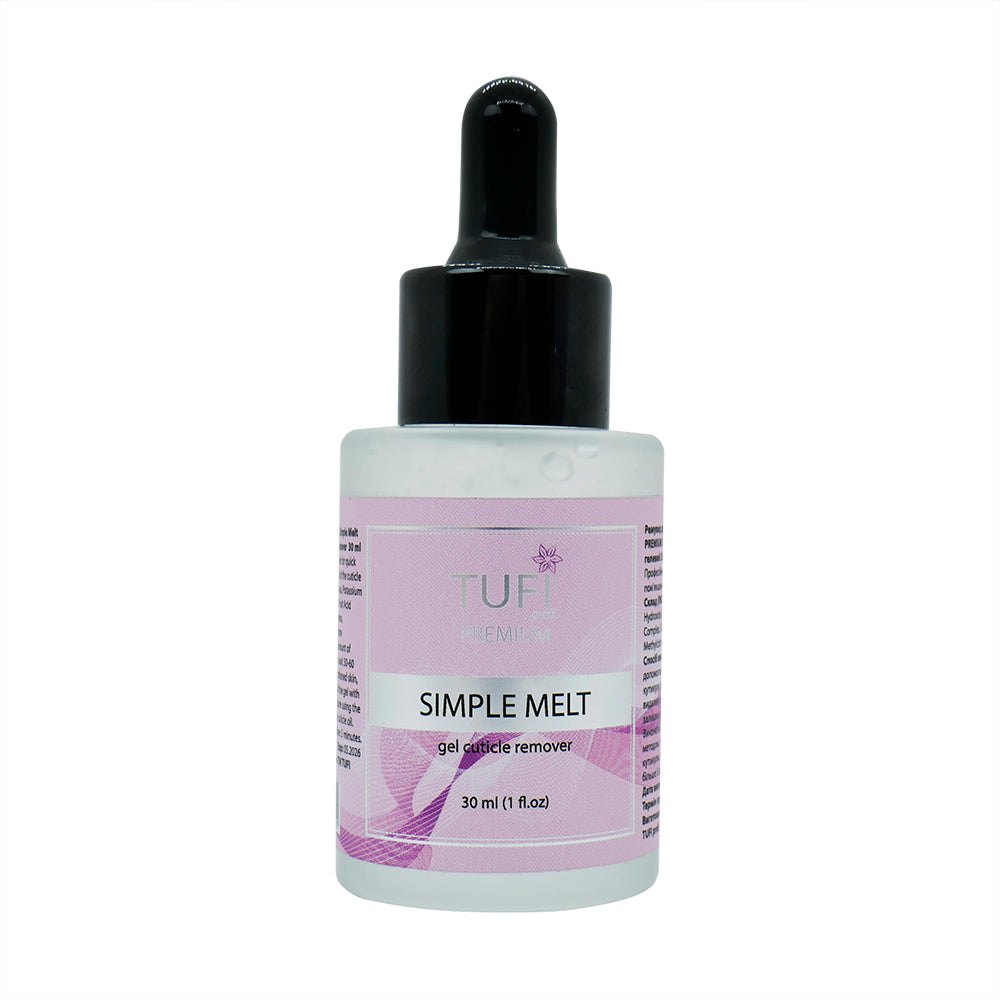 Cuticle remover TUFI profi PREMIUM Simple Melt alkaline gel 30 ml