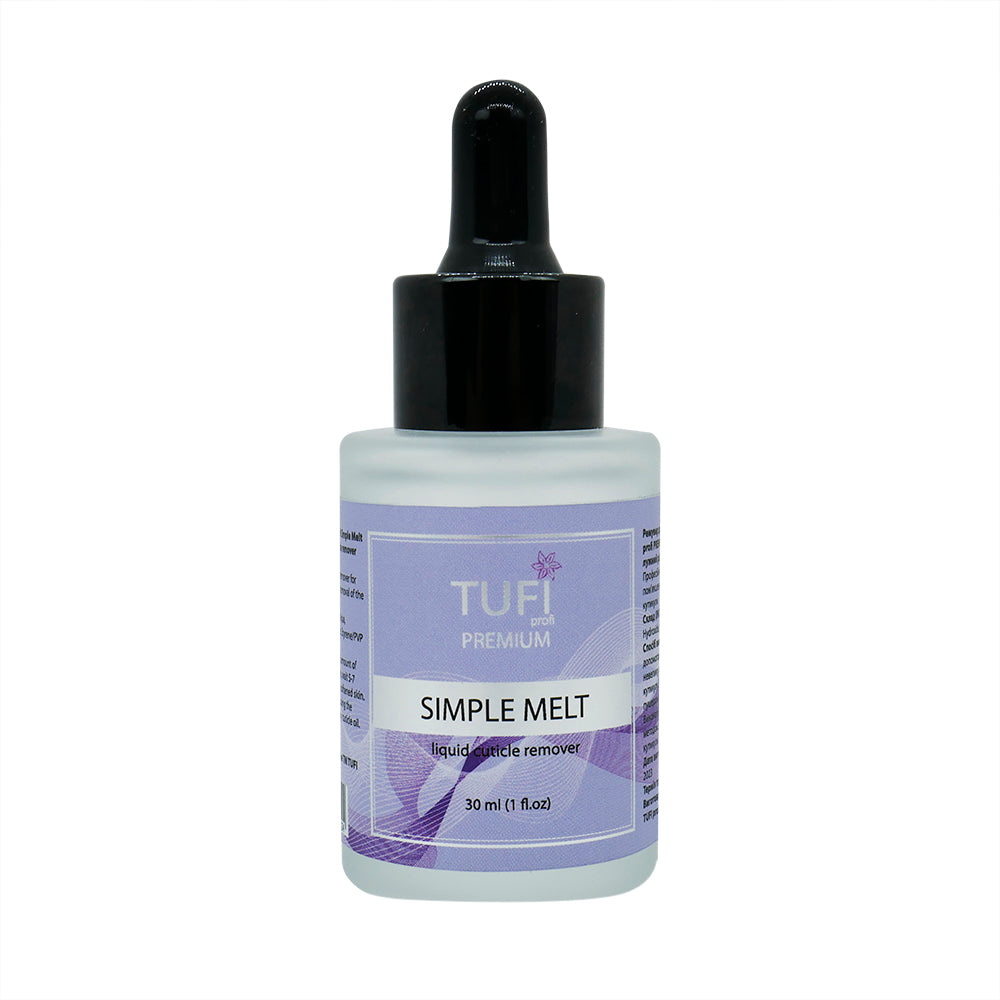 Cuticle remover TUFI profi PREMIUM Simple Melt alkaline liquid 30 ml