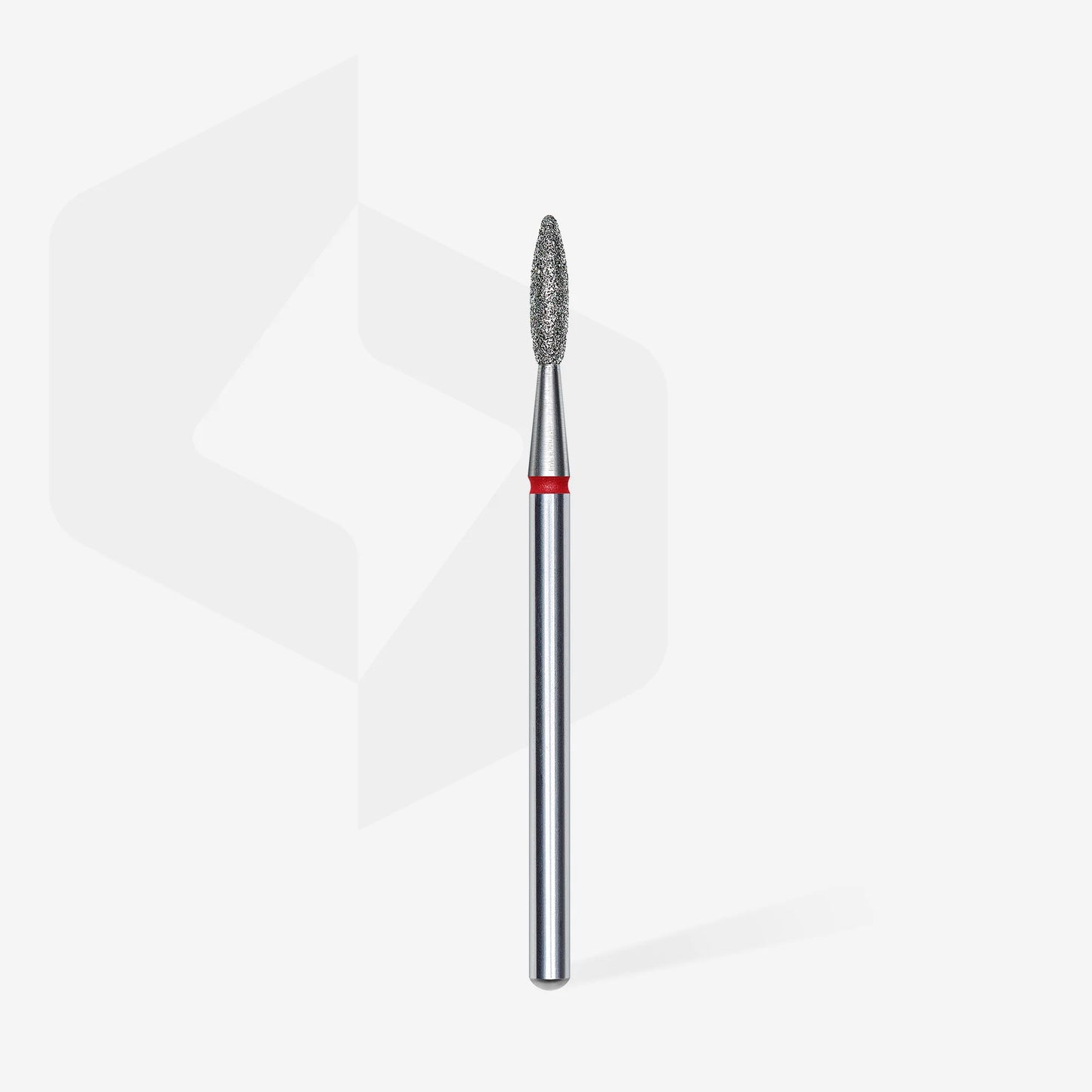 STALEKS Diamantfräse "Flamme" rot, 2.1 mm / 8 mm