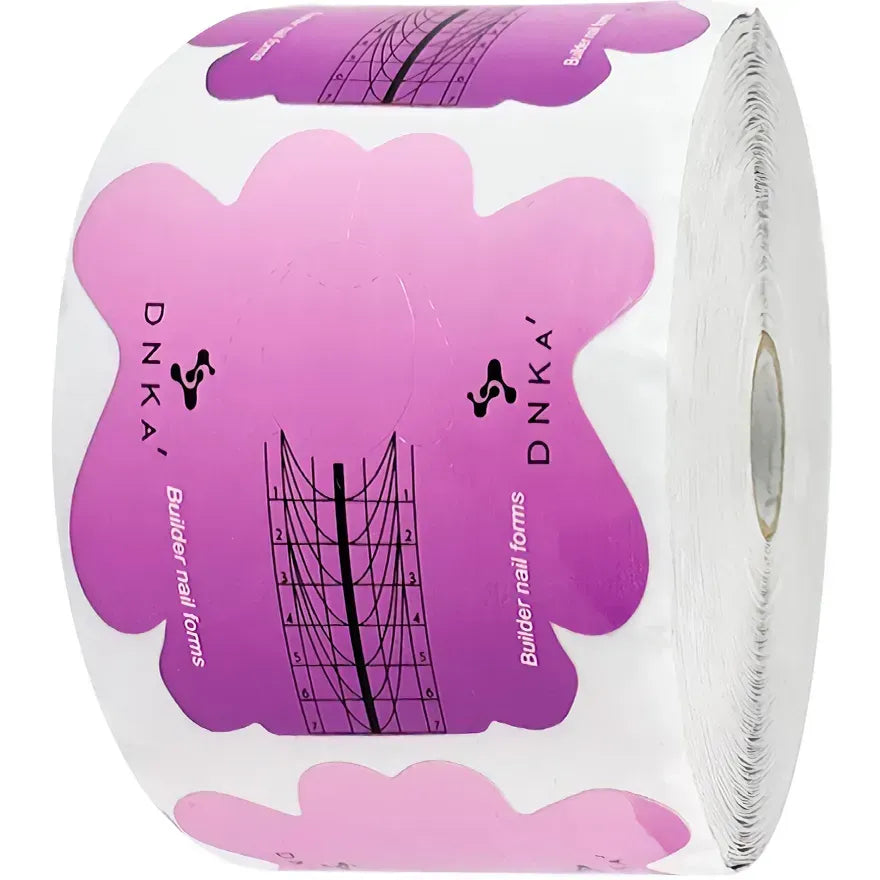 DNKa' “SHORT” PAPER BUILDER NAIL FORMS, 500 pcs