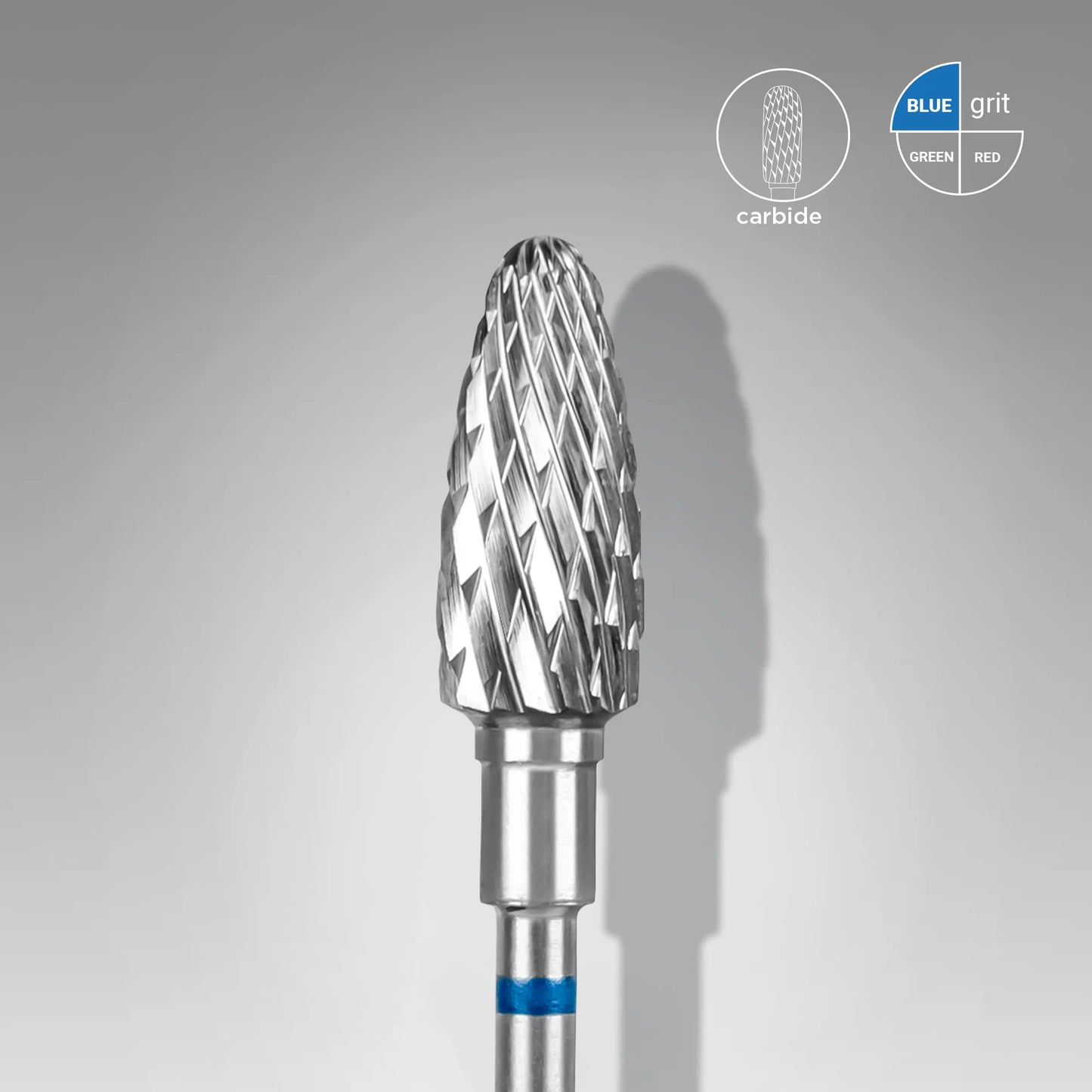 STALEKS Hartmetallfräse "Mais" blau, Durchmesser 6 mm /  14 mm