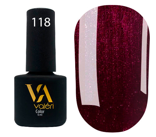 Gel polish VALERI 118, 6ml