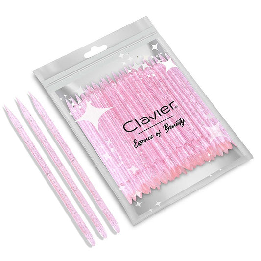 Maniküre-Stäbchen aus Plastik, 50 Stück